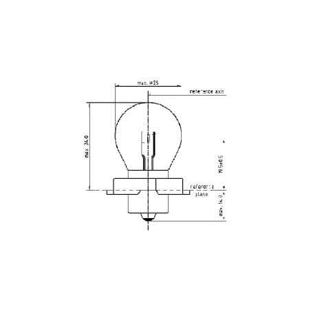 Bombilla Philips S3 estándar – 12V 15W para scooter, moto y ciclomotor