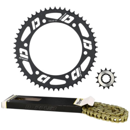 copy of Kit chaine acier 13x53 dents 428 Doppler Sherco Enduro SM noir