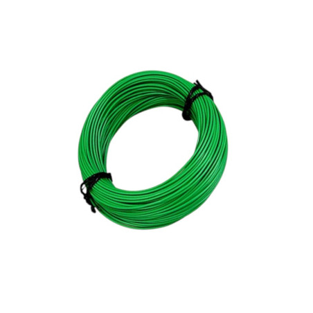 Cable eléctrico multifilar 12/10 1x1.00mm - VERDE