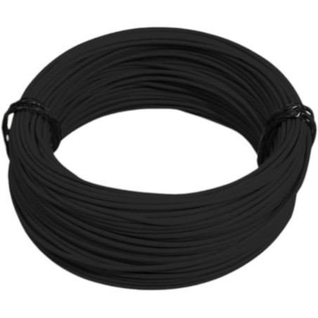 Cable eléctrico multifilar 12/10 1x1.00mm - NEGRO