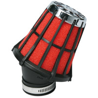 Filtre à air Red filter Malossi noir E5 Ø38mm incliné 30°