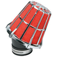 Filtro de aire Malossi rojo E5 Ø38 inclinado 30°