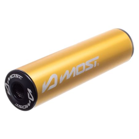 Silencieux racing or noir 70 80cc diametre 20mm entraxe 45mm