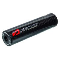 Silenciador MOST 80 100cc carbono negro aluminio racing