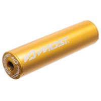Silenciador MOST 80 100cc oro aluminio racing
