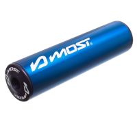 Silencieux MOST 80 100cc bleu nuit noir aluminium racing