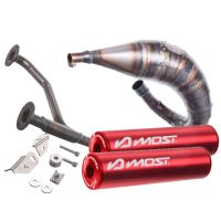 Pot Most 50 70cc double sortie rouge Beta RR 50 à partir de 2021