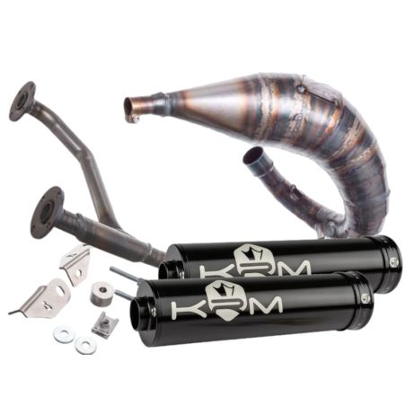 Escape Most 50-70cc Beta RR 50 2021 silencioso KRM negro doble salida