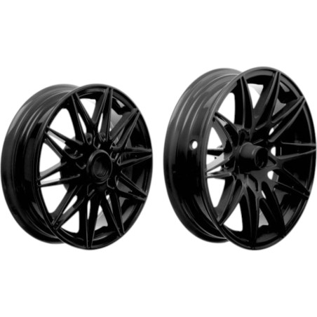 Pack jantes noir brillant avec disque de frein oversize Piaggio Zip