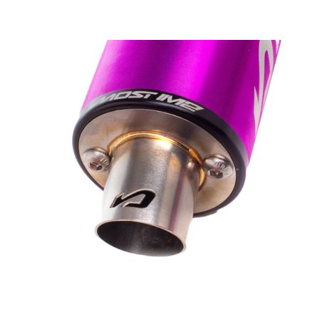 Silenciador de escape Most 80 100cc M2 violeta y negro