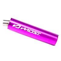 Silenciador Most Racing 50-80cc M2 violeta aluminio/acero inoxidable