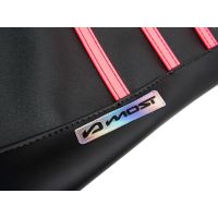 Funda de asiento Most Racing Yamaha DT 50 – MBK X-Limit Rosa con tiras rosas
