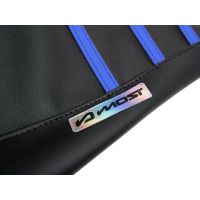 Housse de selle Most Fantic après 2018 noir et bleu