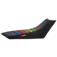 Funda de asiento MOST Rieju MRT 50cc carbono multicolor logo holográfico