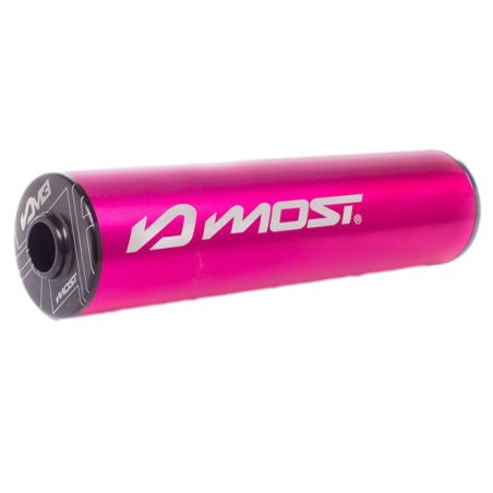 Silencieux Most 70cc 80cc M3 rose noir aluminium CNC