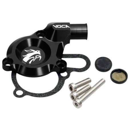 Couvercle Pompe à Eau Derbi E3 E4 - VOCA Racing Noir