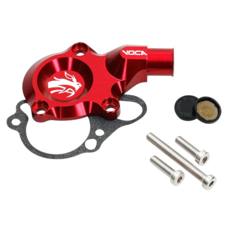 Corps / Couvercle de Pompe à Eau AM6 - VOCA Racing Rouge