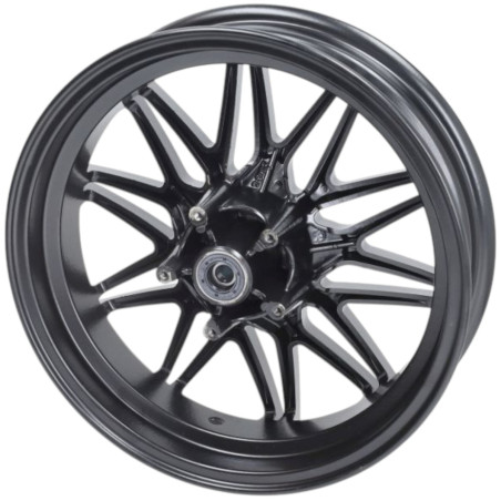 Pack de jantes avec disque de frein oversize noir mat Piaggio Zip après 2000