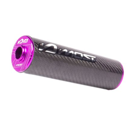 Silencieux Most Shorty 50‑80cc M3 Carbone Violet Aluminium Racing