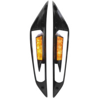 Intermitentes delanteros direccionales LED Power1 Piaggio Zip 2000 Evo-4 ahumados