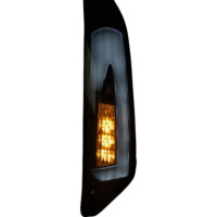 Intermitentes delanteros direccionales LED Power1 Piaggio Zip 2000 Evo-4 ahumados