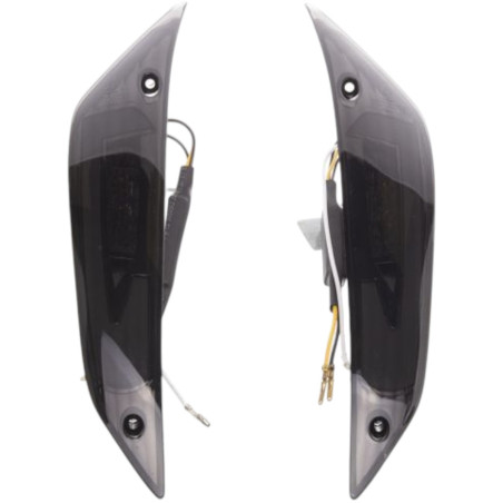 Clignotant avant dirigé LED Power1 Piaggio Zip 2000 Evo-4 fumé