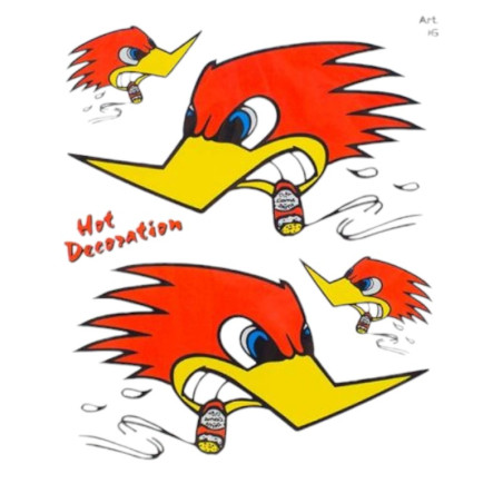 Pegatinas Duck 14x16cm