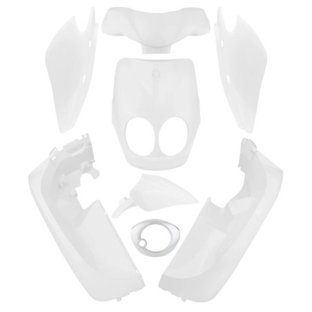 Kit carénage OVETTO 50 / NEOS 50 Blanc 8pièces - à partir de 2011