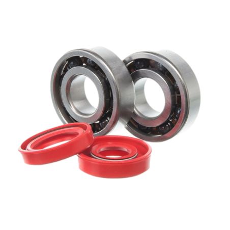 Kit roulements céramiques et joints spi rouge Most pour moteur Minarelli AM6 6204 C4