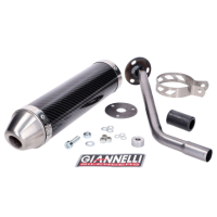 Silenciador Giannelli carbono para Beta RR 50 Enduro, Motard y Enduro Factory