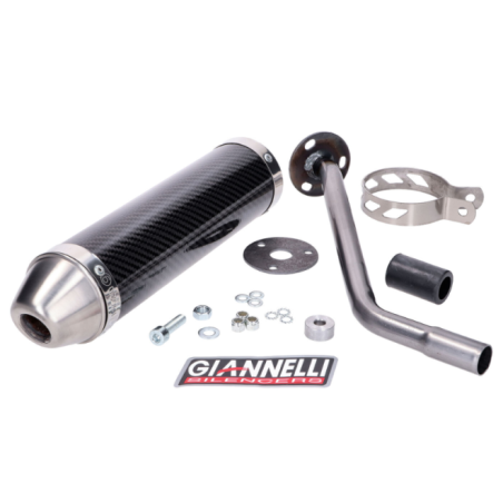 Silenciador Giannelli carbono para Beta RR 50 Enduro, Motard y Enduro Factory
