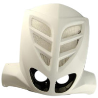 Face avant BCD Xtreme double optique blanc avec grille MBK Stunt YAMAHA Slider