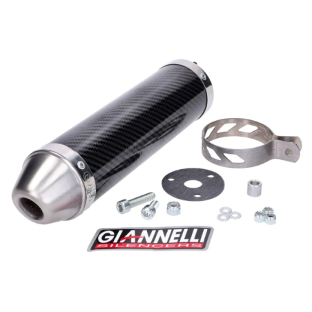 Silenciador Giannelli carbono Aprilia RS / Tuono 50