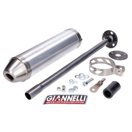 Silenciador Giannelli aluminio Derbi GPR 50 Nude Racing Aprilia RS 50