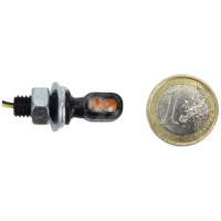 Paire de clignotants Leds RB Max Ambre Homologué noir