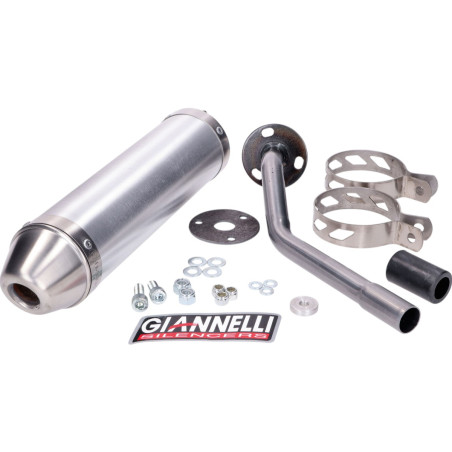 Silencieux Giannelli Fantic 50cc 2T 2013 à 2016 Aluminium