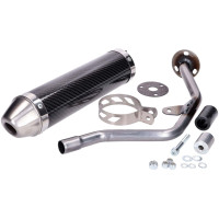 Silencieux Giannelli Yamaha DT 50 R avant 2009 Malaguti XTM, XSM 2004 Carbone