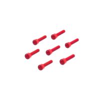 Kit tornillería Most cárter embrague Minarelli AM6 rojo