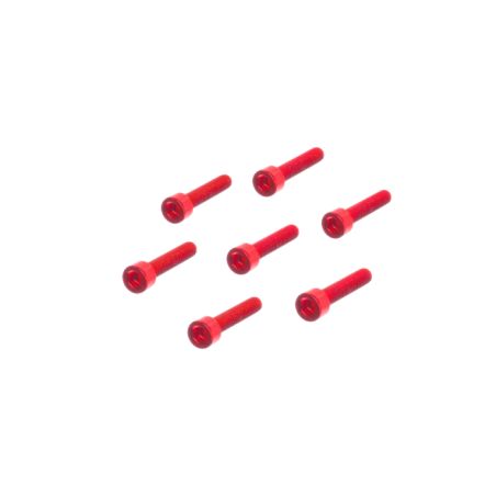 Kit tornillería Most cárter embrague Minarelli AM6 rojo