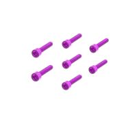 Kit tornillería Most cárter embrague Minarelli AM6 violeta