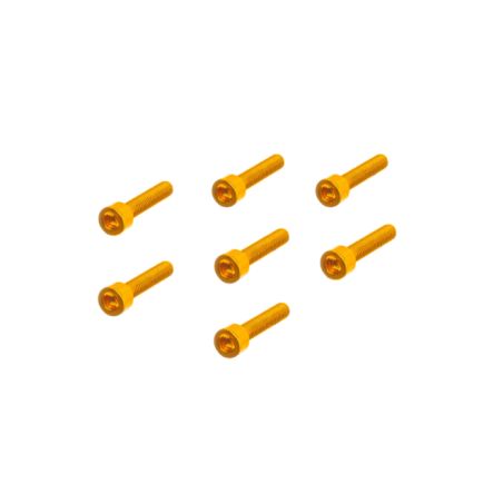 Kit tornillería Most cárter embrague Minarelli AM6 oro