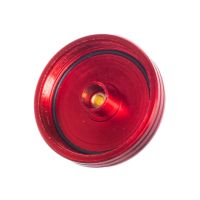 Couvercle de boisseau aluminium carburateur MOST PWK rouge