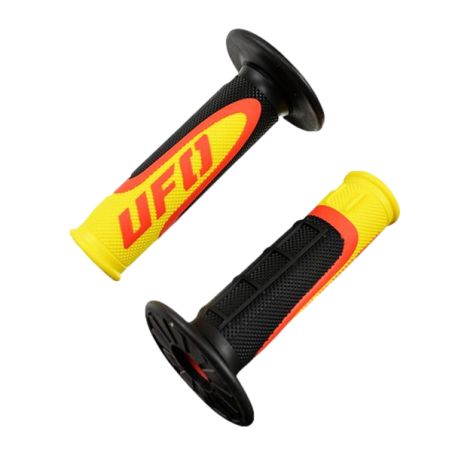 Poignée UFO AXIOM Noir / Jaune Triple Densité PR – Confort et grip