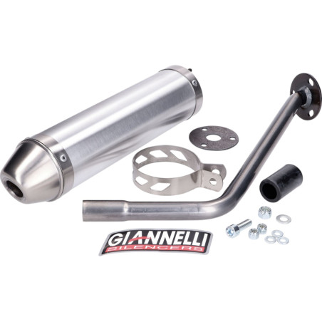 Silencieux Giannelli en aluminium pour Peugeot XP6 SM 50 2006-2007, Motorhispania Furia Max 50