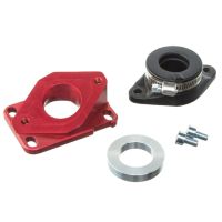 Pipe d’admission aluminium MOST rouge 12-21 mm PHBG PHVA AM6 Derbi