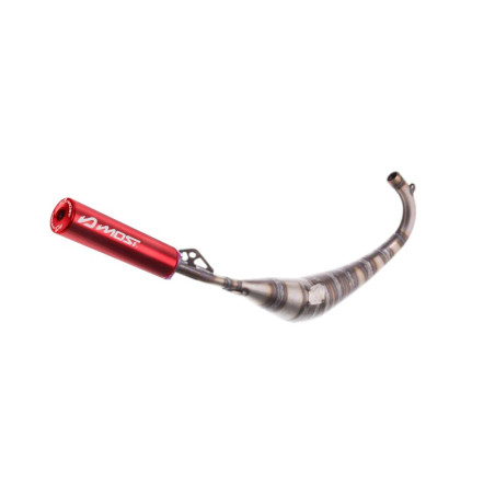 Pot d'échappement 50cc MOST Minarelli AM6 SHERCO Homologué - Rouge
