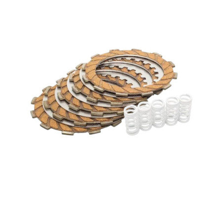 Disques d'embrayage Most et ressort KRM SOFT blanc pour DERBI