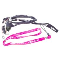 Coupe circuit aimanté MOST Racing capuchon noir lanière rose