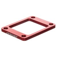 Cale de clapet 5mm Most Minarelli AM6 Derbi rouge aluminium anodisé haute précision