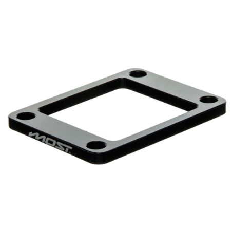 Cale de clapet Most 5 mm Minarelli AM6 Derbi noir aluminium anodisé haute précision